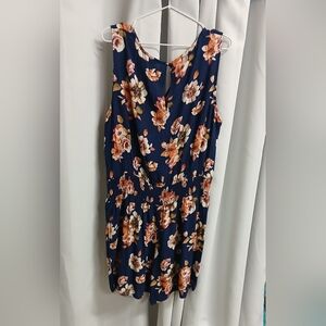 A Pt.9 Floral Sleeveless Romper